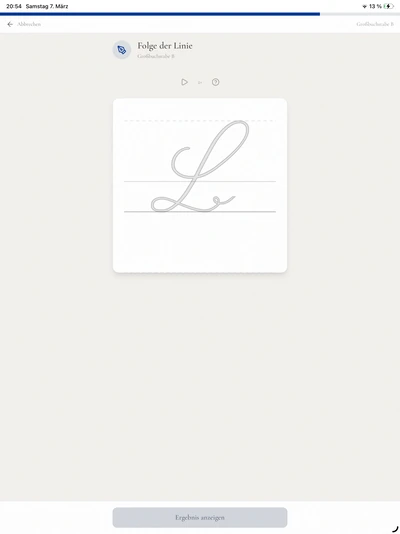 Schriftwerkstatt: Nachzeichnen