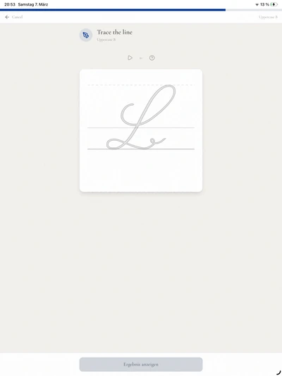 Schriftwerkstatt: Nachzeichnen